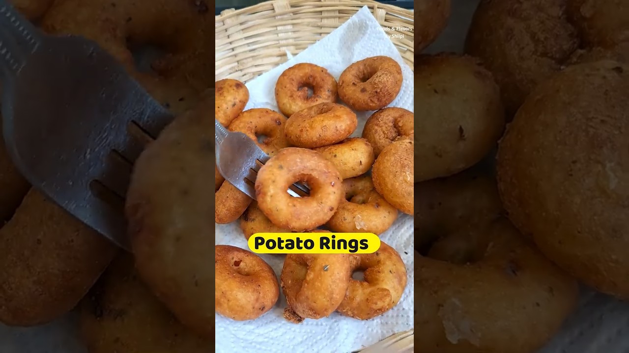 Unique Nashta Recipe for the Whole Family आलू का नाश्ता Potato Rings, Special Nashta Recipe Shorts