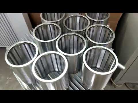 stainless steel wedge wire screen filter elements