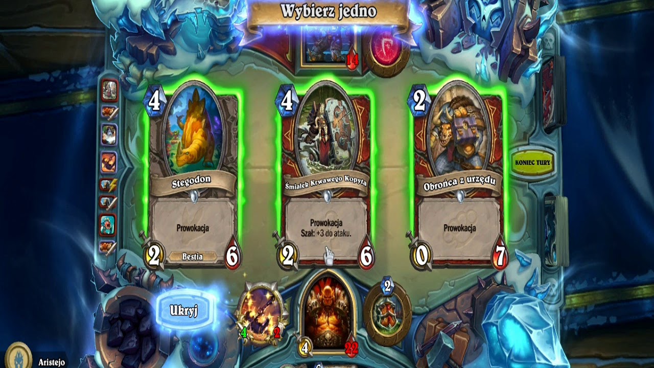 Aristejo Hearthstone 796 Rycerze Mroźnego Tronu - Siewca Śmierci Zaurzykieł