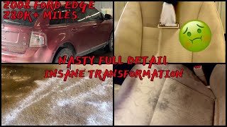 Satisfying Full Detail of A 2008 Ford Edge | Over 280K Miles | Insane Transformation