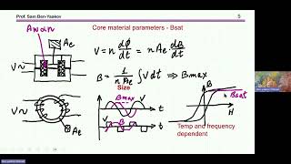 Nanocrystalline versus Ferrite in transformer design