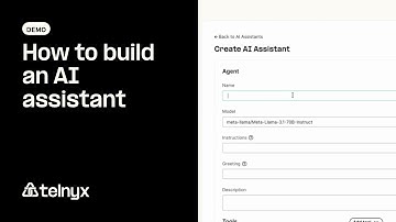 Build an AI assistant in minutes with Telnyx