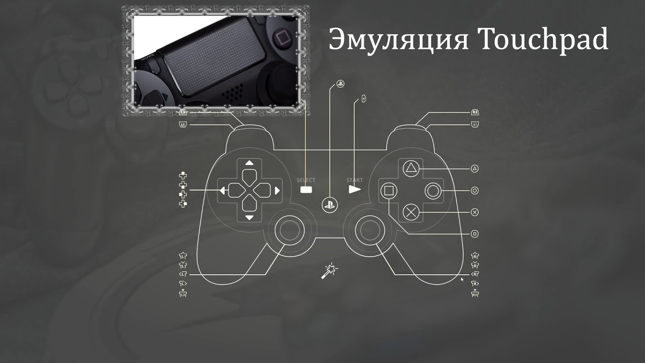 reWASD эмуляция PS4 Touchpad (клика) YouTube