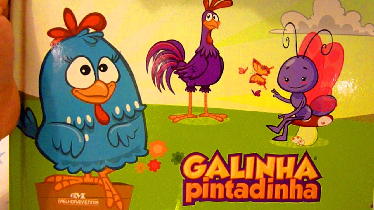 Galinha Pintadinha - Lata C/ Livros + Jogos De Cartas