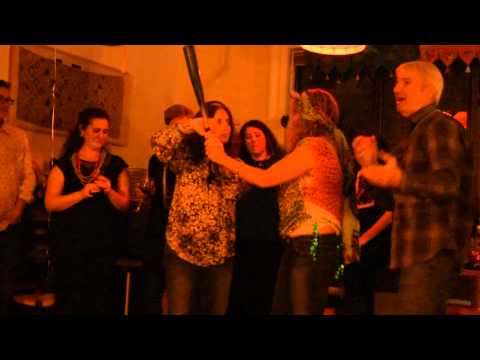Somebody hits the pinata and has the best time.