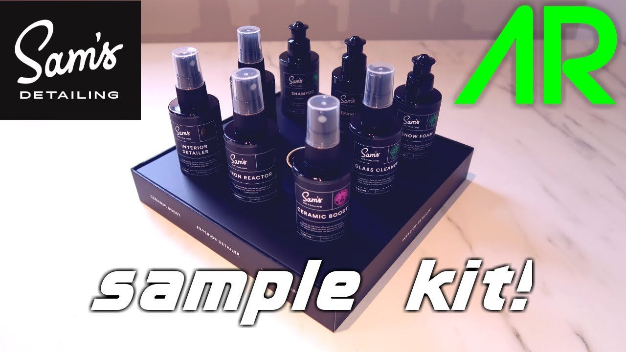 SAM'S DETAILING SAMPLE KIT UNBOXING! NEW YouTube