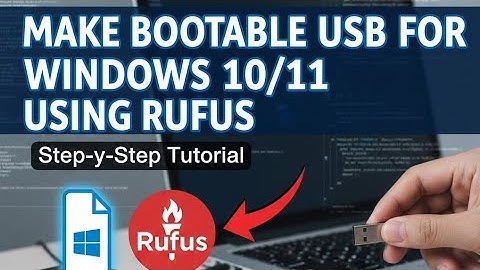 Make a Bootable USB for Windows 10/11 Using Rufus | Step-by-Step Tutorial