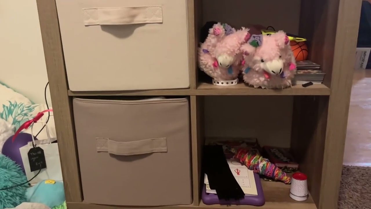 wenyuyu 4 Cube Storage Organizer Freestanding Bookcase Modern Bookshelf, Multipurpose Display Case S