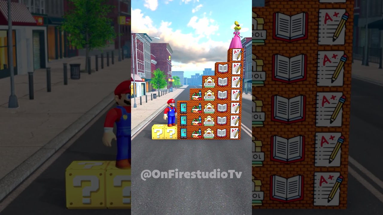 Super Mario Challenge Galaxy Movie #roblox #robloxmemes #animation #mario