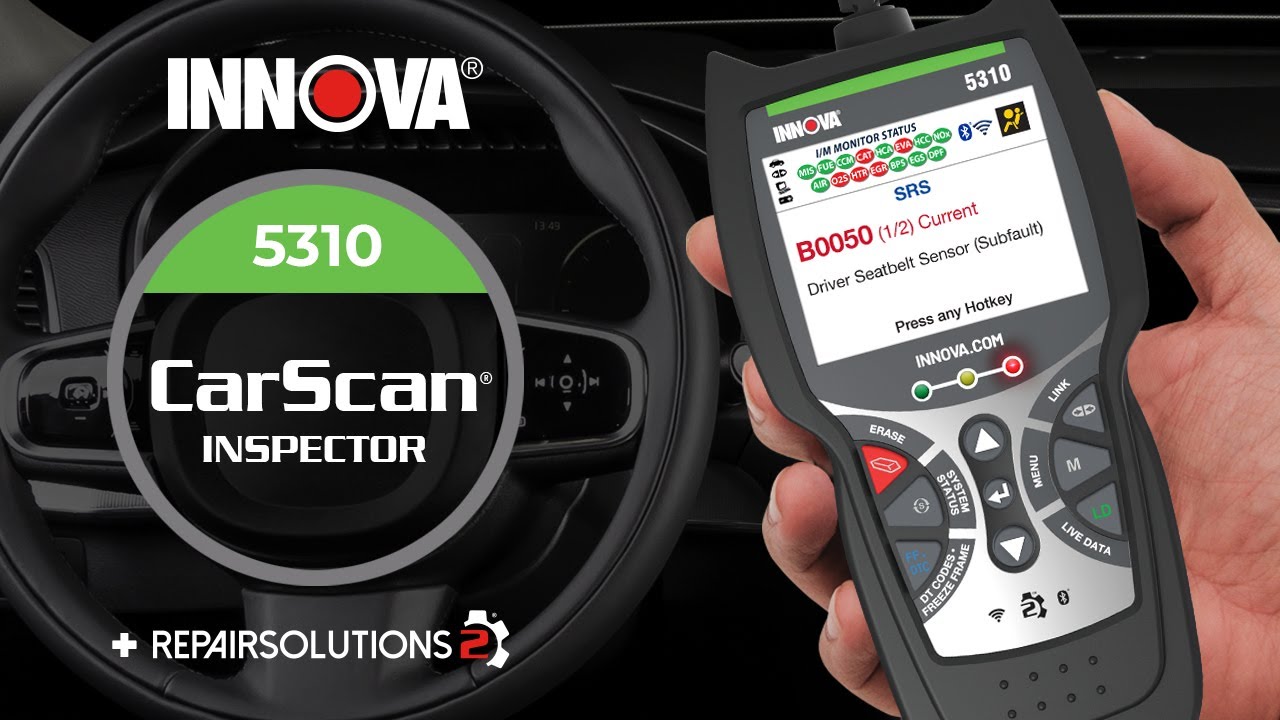 Innova 5310 - CarScan Inspector - YouTube