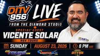 Details DITV LIVE from The Diamond Studio w/ Vicente Solar of RGV Tours News