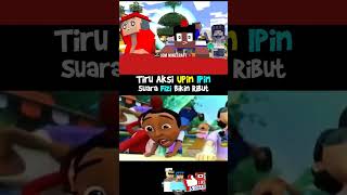 Upin Ipin - Fizi Juara Karaoke | Kompilasi Tiru Aksi Upin \u0026 Ipin Terbaru 2023 Musim 16 #shorts