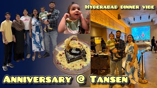 Anniversary Dinner at Tansen Hyderabad ❤️ Ambience + Food