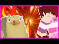 鳥から逃げる！怖いよぉ～