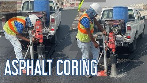 ASPHALT CORING |  FOR ROAD WORKS LABORATORY SAMPLING