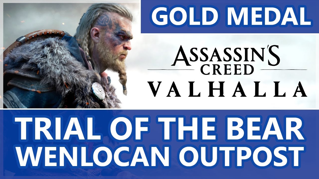 Wenlocan Outpost Bear Mastery Challenge (Gold Medal) Assassin's Creed Valhalla YouTube