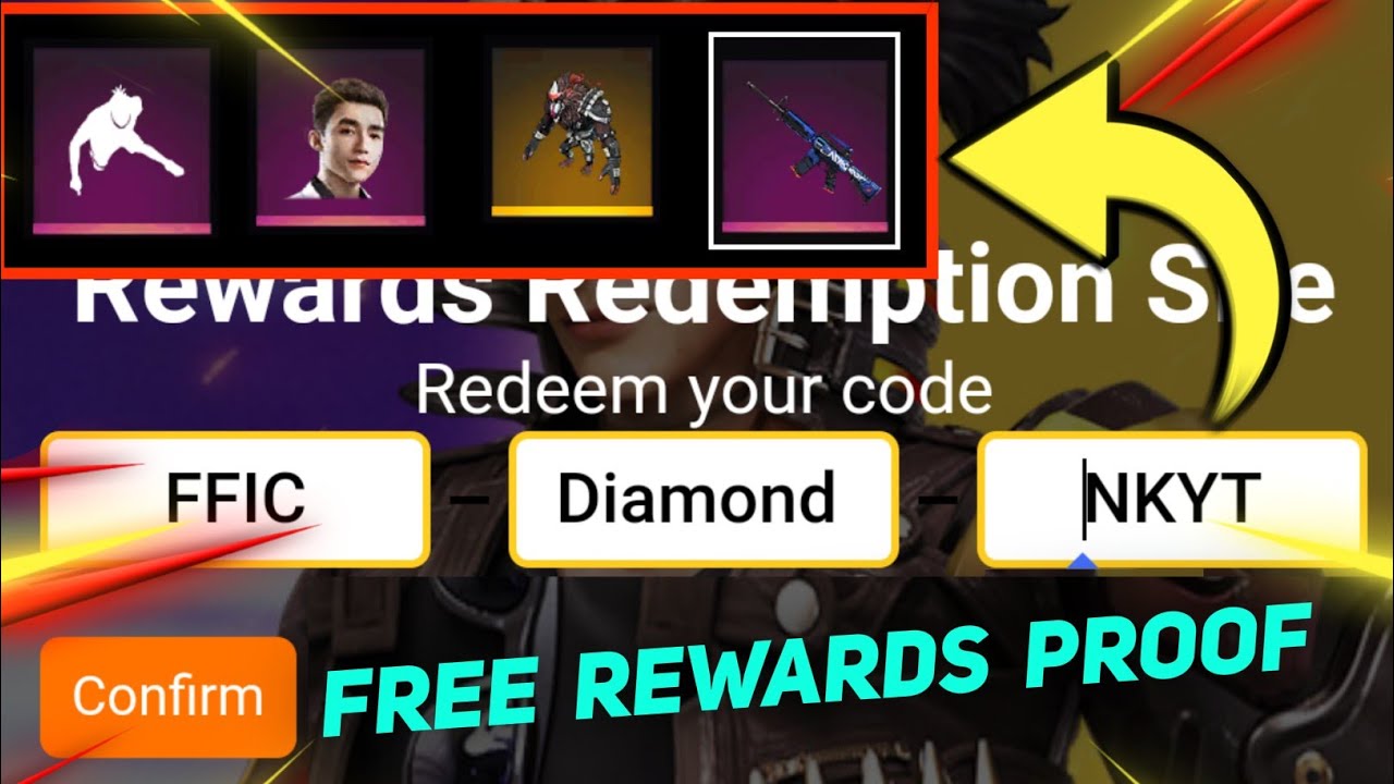 FFIC i Got Free Rewards Proof | Skyler Character | 400k watching emote free 