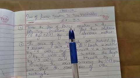 The area of a rectangle gets reduced by 9 square units, if its length is reduced by 5 units and