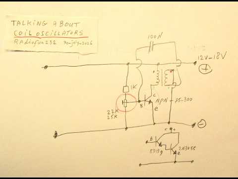 Talking about 1 transistor or 1 Darlington coil oscillators, basic info how to make them oscillate