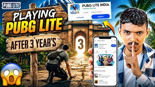 PUBG MOBILE LITE After 3 YEARS 😱 | PUBG Lite Comeback Gameplay & New Update 2026 | SBB GAMING