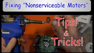 HowTo34: Conquer Nonservicable LG Fan Motors @rossmanngroup  Coil Motor EAU32165801 and 4681A20168B