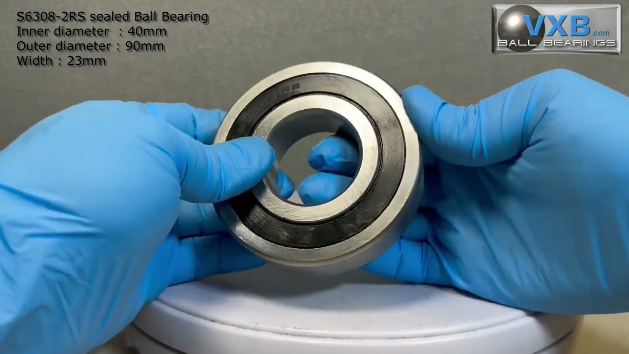 Radial Ball Bearing vs Taper Roller Bearing S6308-2RS vs 32208 Comparison 40mm ID/Bore