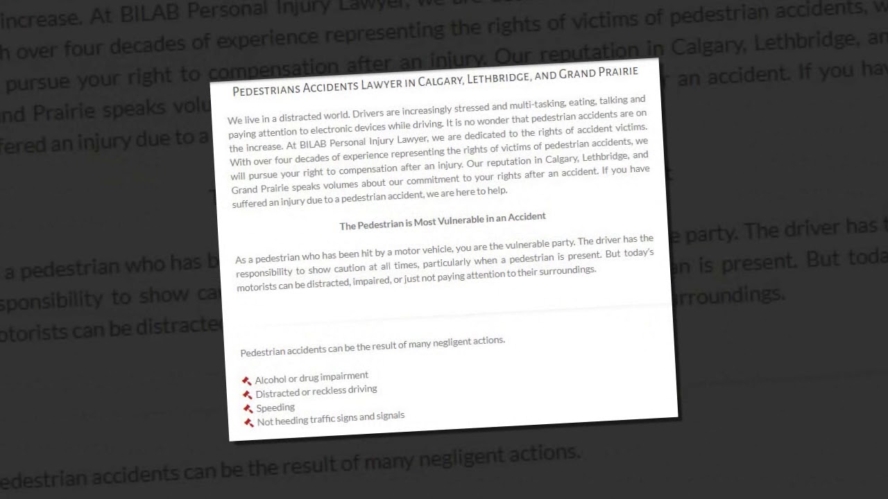 Personal Injury Lawyer Lethbridge BILAB Personal Injury Lawyer YouTube