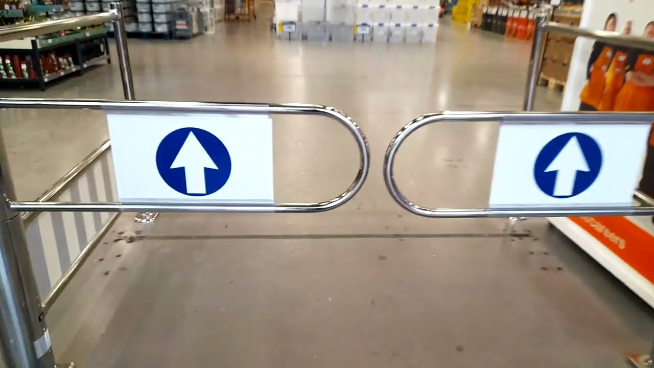 Very New Wanzl Technoport Automatic Gates at B&Q - Liffey Valley