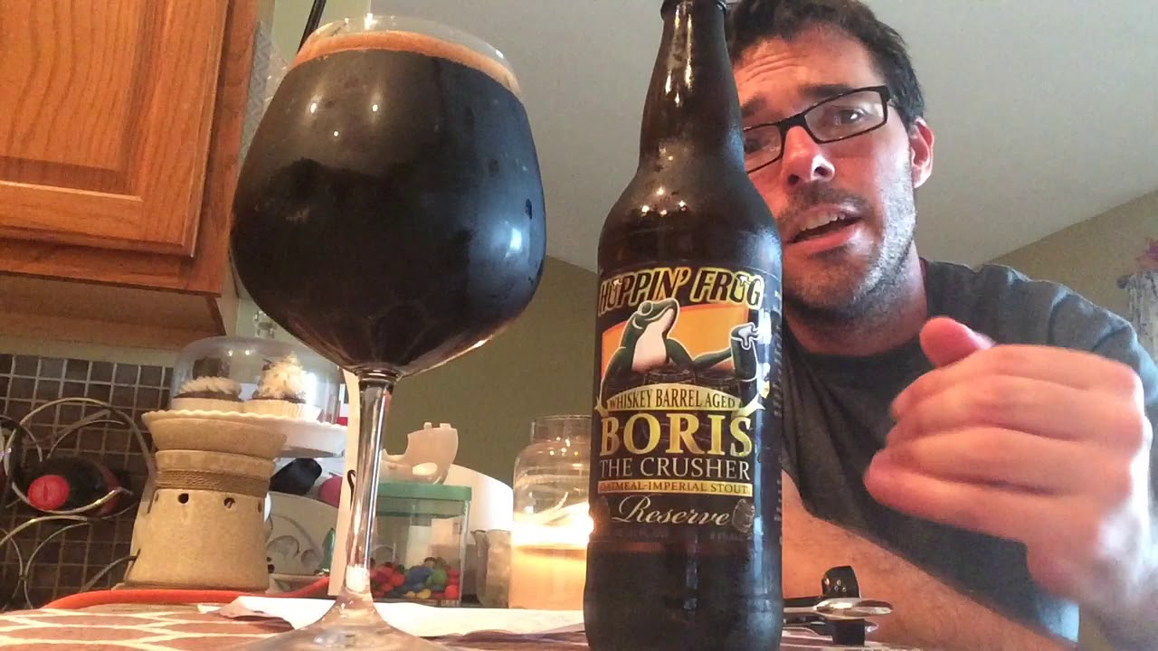 DG Beer Review: Hoppin' Frog B.O.R.I.S. The Crusher Oatmeal Stout Reserve