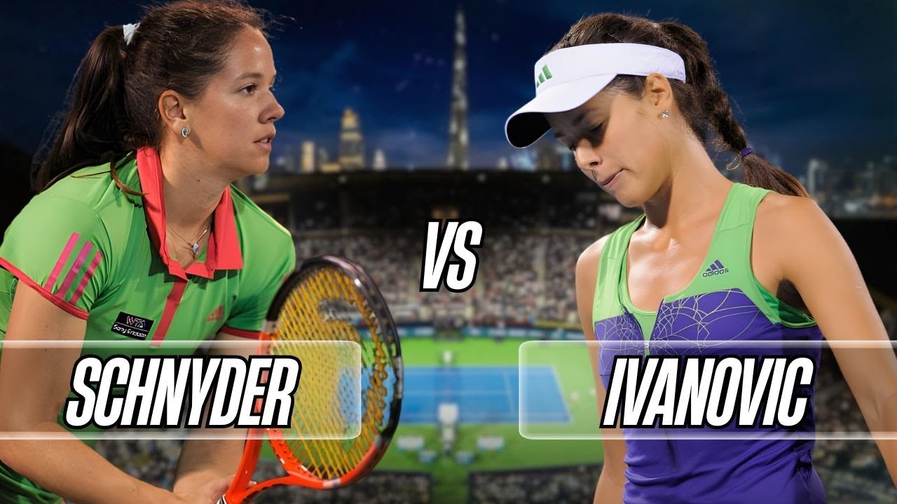 【HD】Schnyder v. Ivanovic | Dubai 2011 R1 Highlights