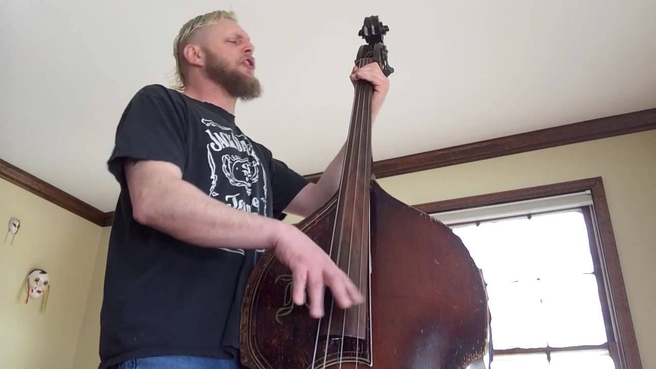 Upright bass cover Chuck Berry "Let it Rock" YouTube