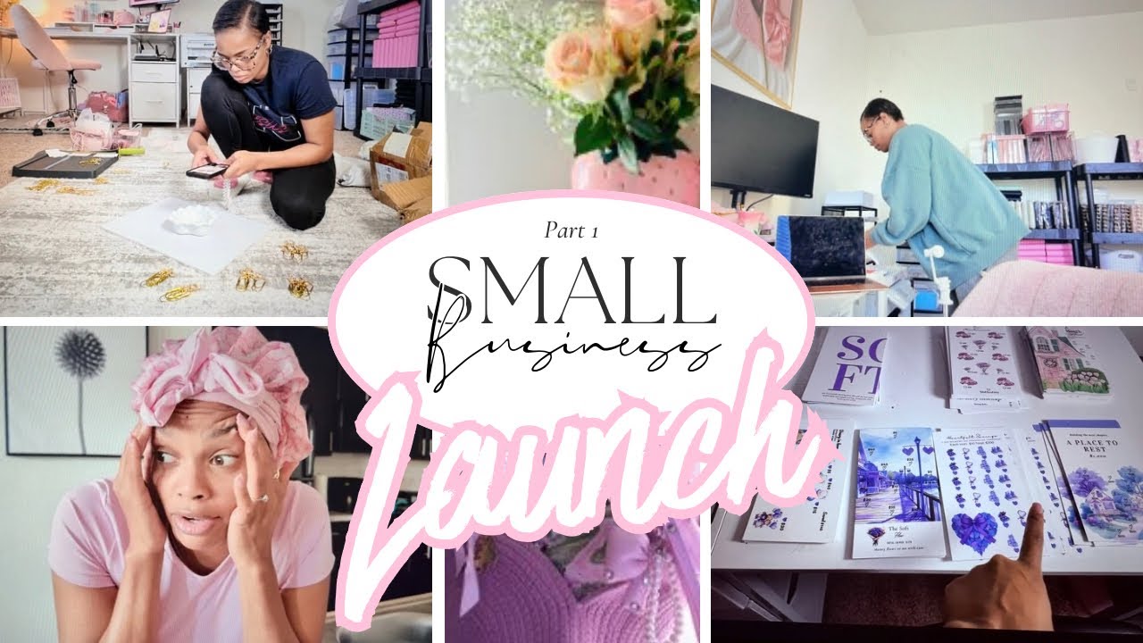 Stressful Small Business Launch Prep Vlog | Real Behind the Scenes