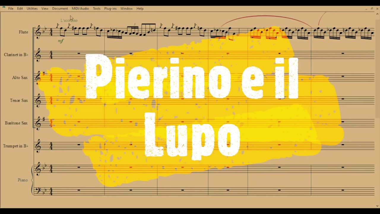 Prokofiev: Pierino e il Lupo | partitura gratis per orchestra ...