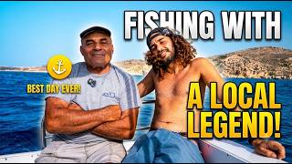 Fishing with a local legend