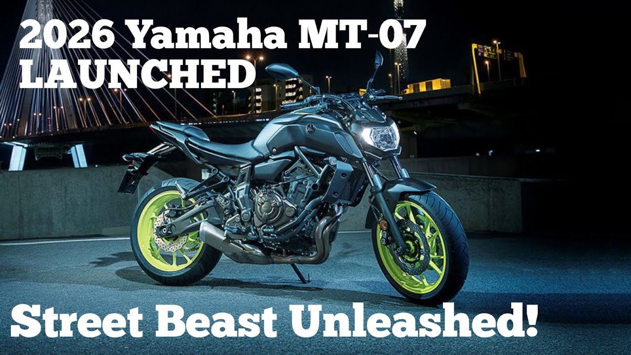 Выпущена модель YAMAHA MT-07 2026 года! Цена, характеристики и официальная информация. Новый коро...