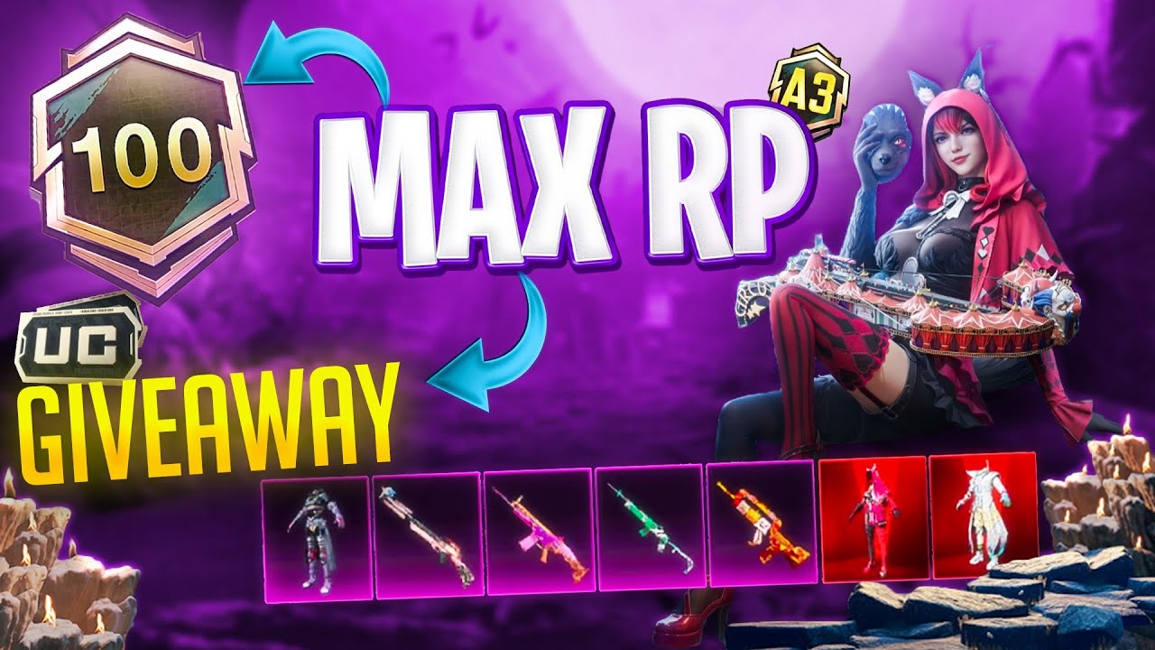 MAX LEVEL 100 A3 ROYALE PASS! 👻With Activity Pack! | PUBG MOBILE