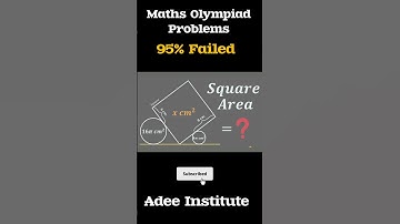 MATH Olympiad CHAMPIONS Start Here!