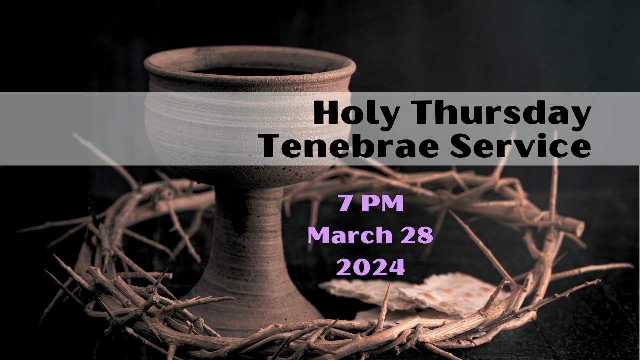 Tenebrae Service YouTube Tenebrae service youtube