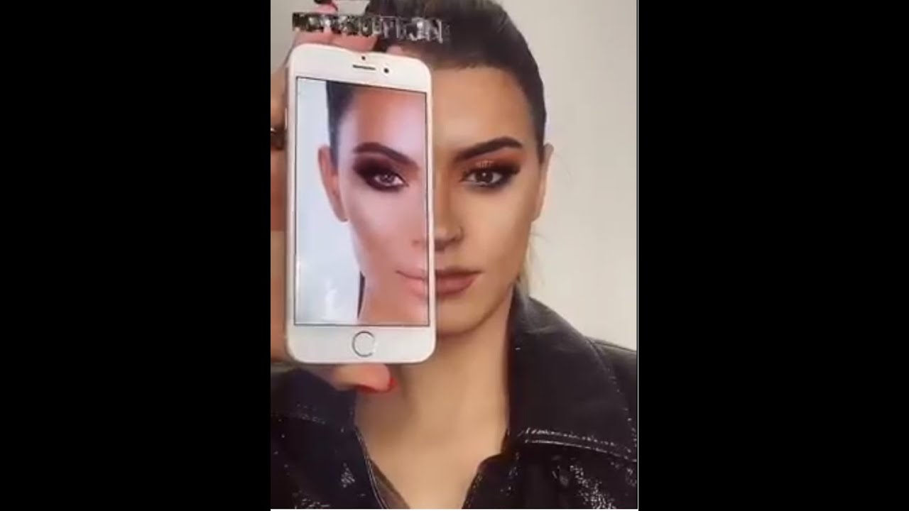 Kim kardashian makeup transformation! Using makeup