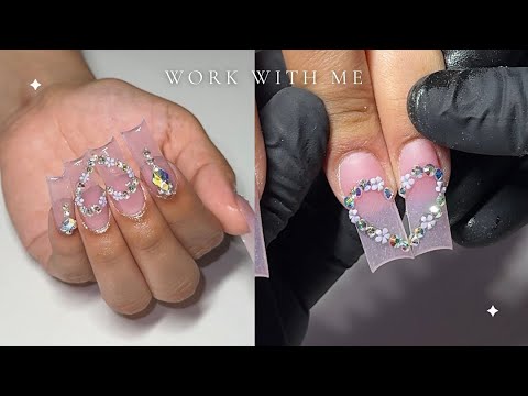 BLING/FLOWER HEART DESIGN 🩷 - YouTube