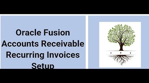 Oracle Receivables Recurring Invoices Setup steps