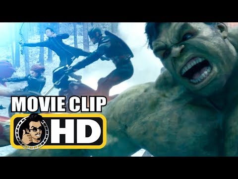 AVENGERS AGE OF ULTRON 2015 Movie Clip Opening Hydra Fight Scene FULL HD Marvel Studios