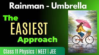 Rain Man Umbrella Problems Made Easy ☔ | Relative Velocity Shortcut | NEET JEE Physics