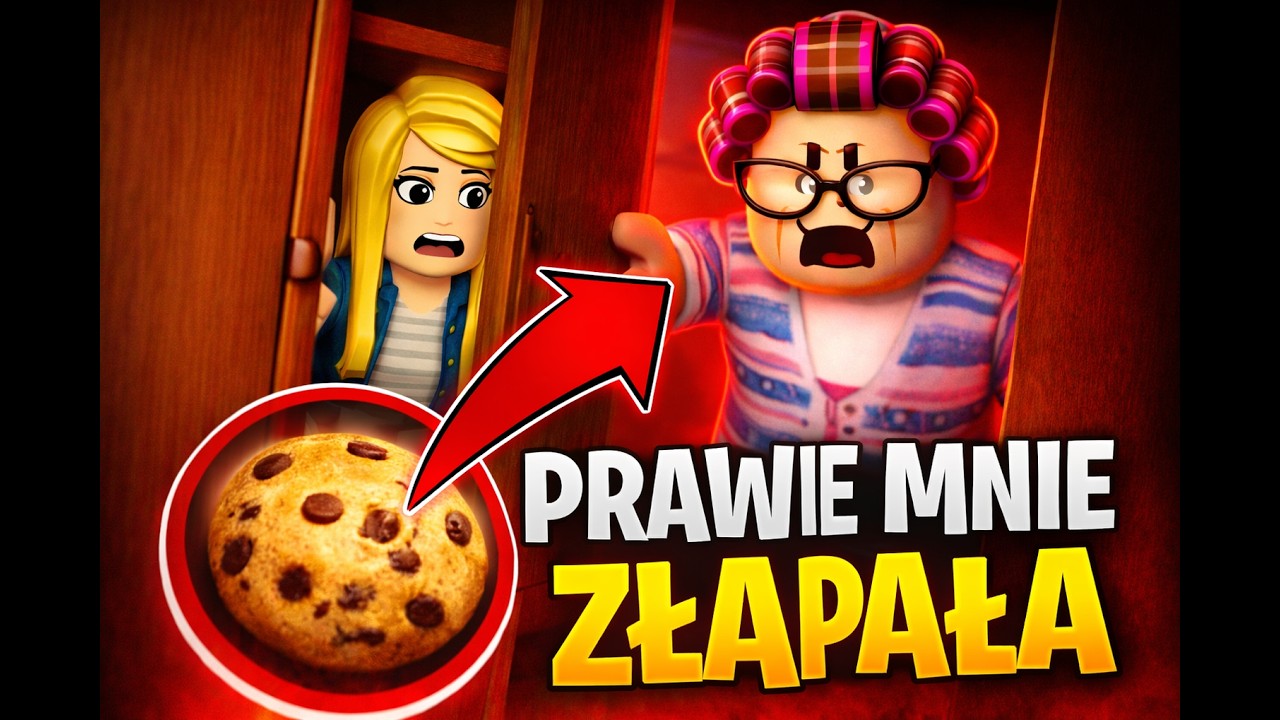 OKRADŁAM BABCIĘ w Robloxie… PRAWIE MNIE ZŁAPAŁA! 😭🍪