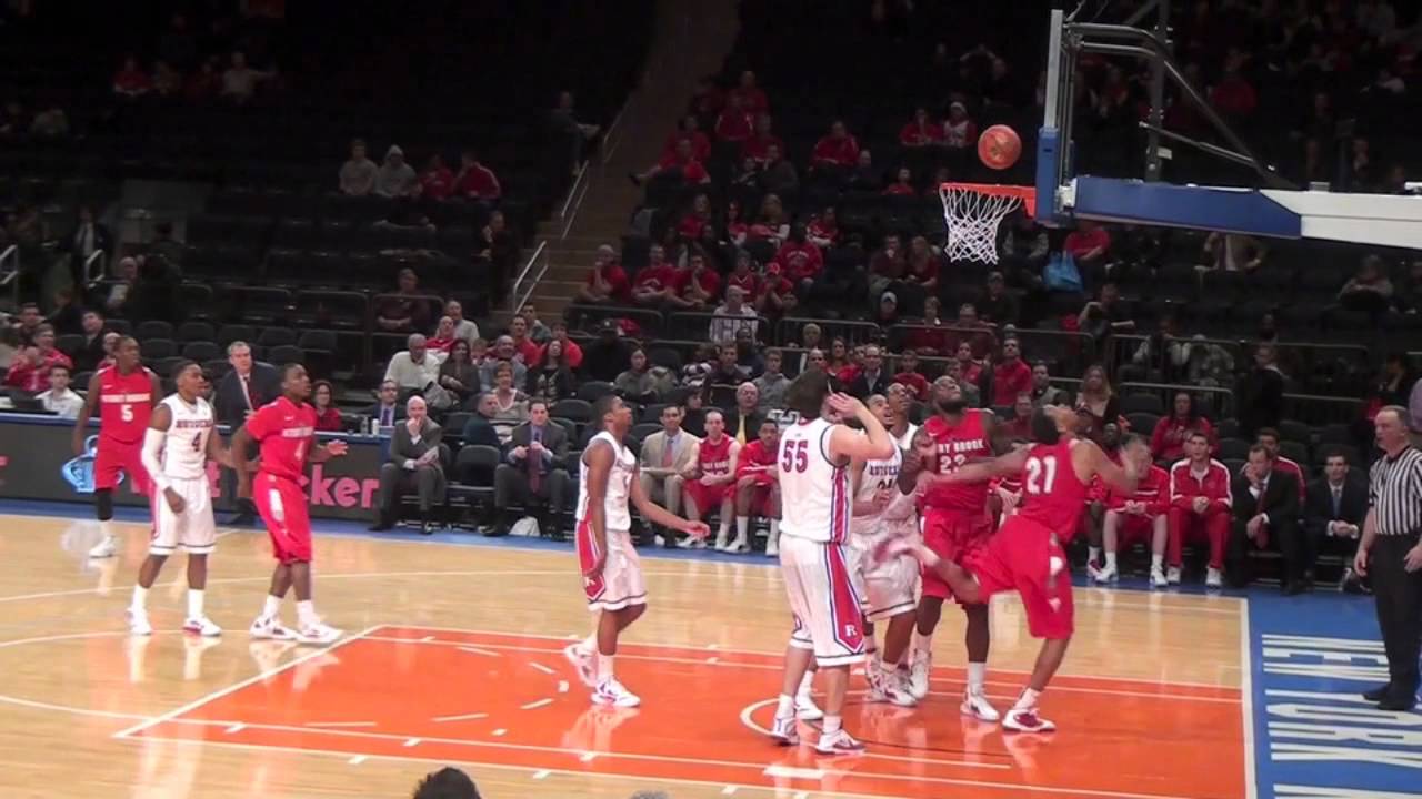 Stony Brook Basketball Vs Rutgers 2011 MSG Holiday Fest Dec 17 