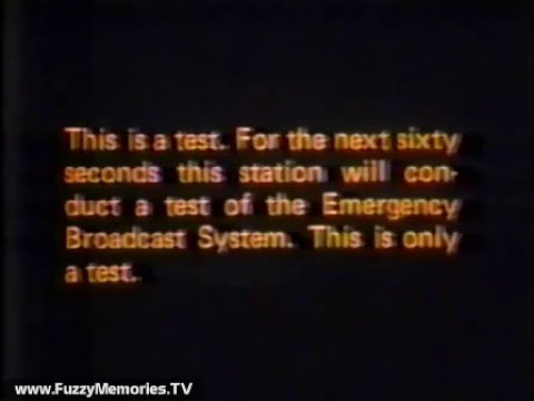 Emergency Broadcast System Test (1981) - YouTube