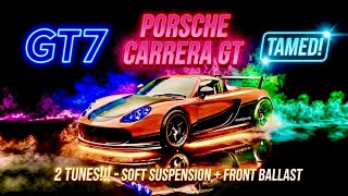 GT7 - PORSCHE CARRERA GT - Deep Dive Tune: Soft Springs + Front Ballast Setups screenshot 4
