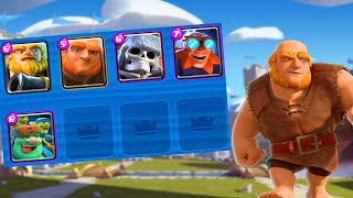 Can Giant Family 3 Crown !? Clash Royale