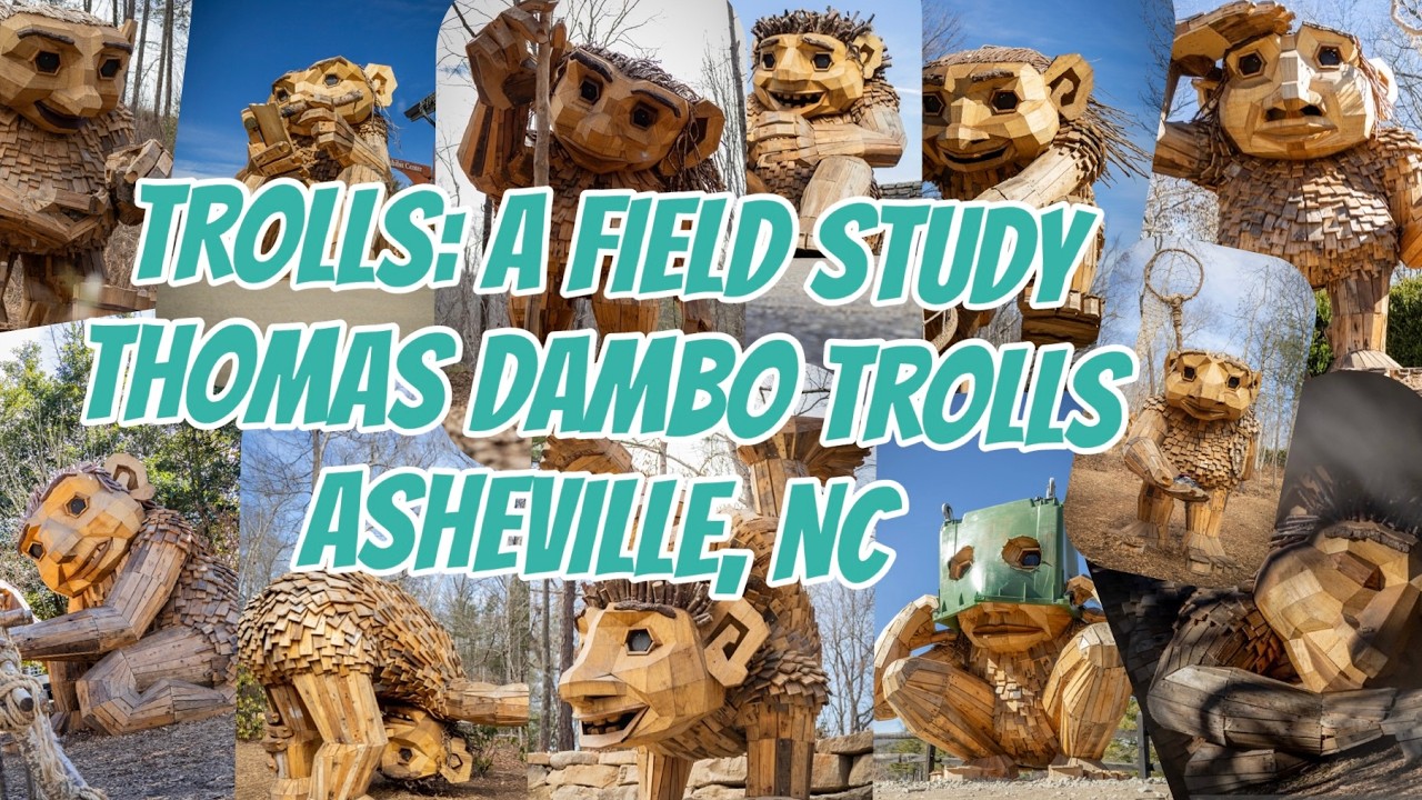 Trolls: A Field Study, By Thomas Dambo; Asheville, North Carolina at The North Carolina Arboretum