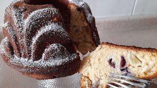 TAZE ÜZÜMLÜ KEK TARİFİ / YAŞ ÜZÜMLÜ KEK NASIL YAPILIR 😋💯🍀 TAKİPÇİM ISTEDI BEN YAPTIM 🤩
